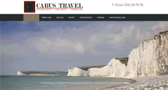Desktop Screenshot of carus-travel.com