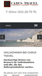 Mobile Screenshot of carus-travel.com