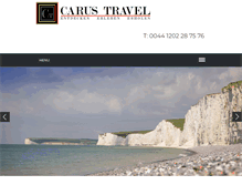 Tablet Screenshot of carus-travel.com
